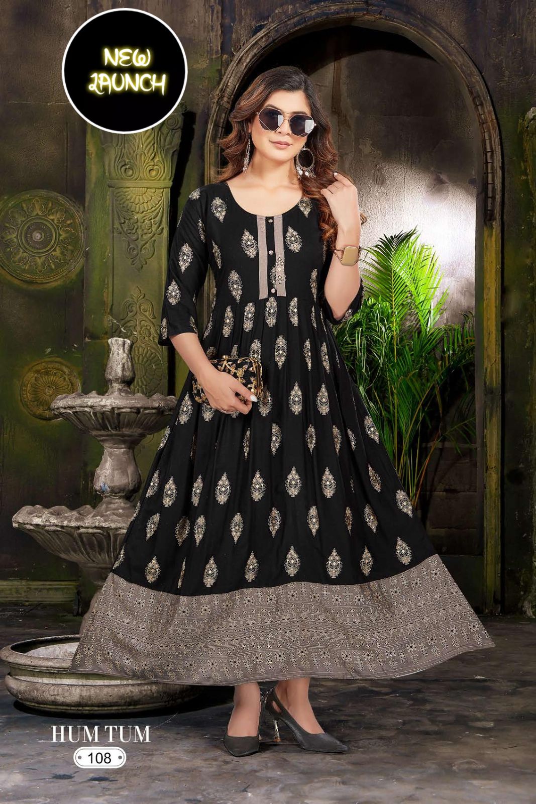 New Hum Tum V 1 Festive Wear Wholesale Anarkali Kurti Catalog
